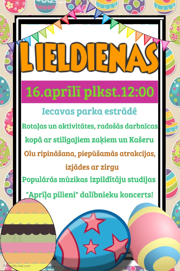 Lieldienu pasākums Iecavā