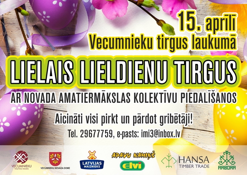 Lieldienu tirgus Vecumniekos