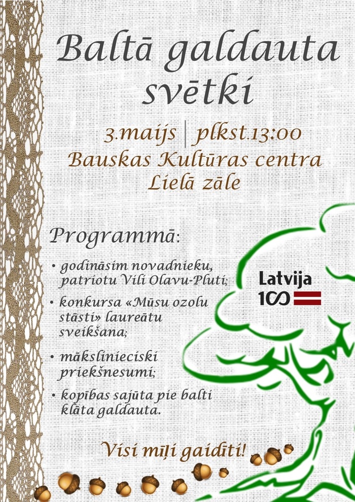 Baltā galdauta svētki Bauskā