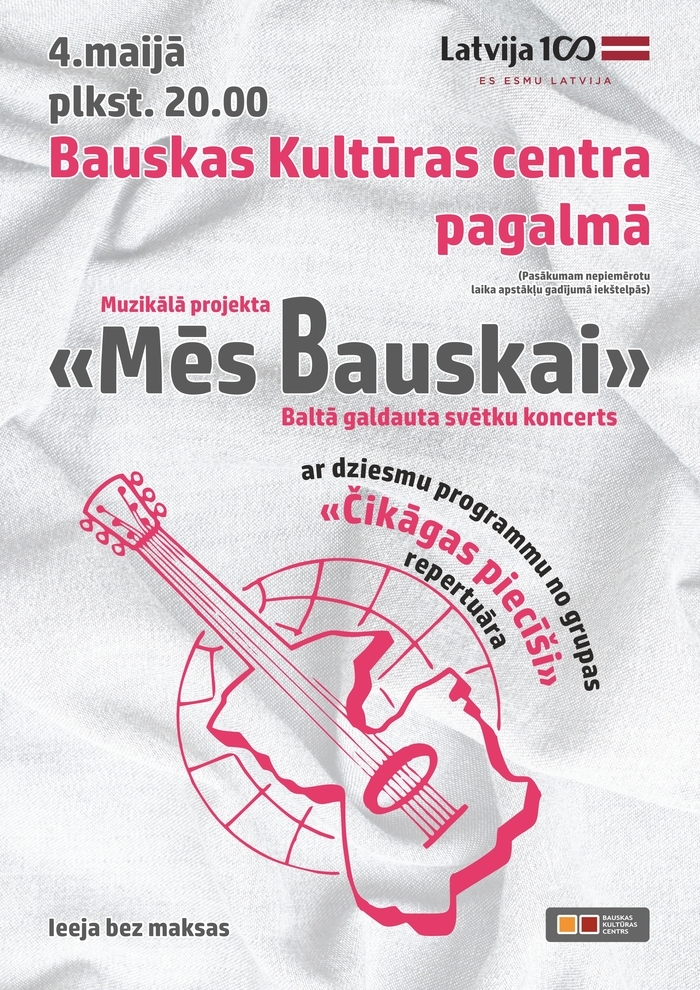 Projekta «Mēs Bauskai» Baltā galdauta svētku koncerts