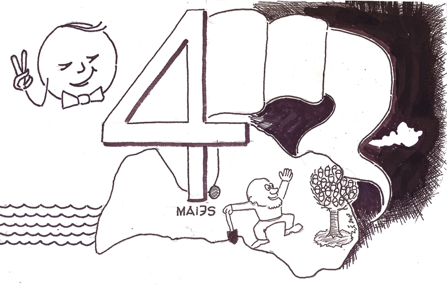 Karikatūra: PAVASARA DIENA, KO NEAIZMIRST