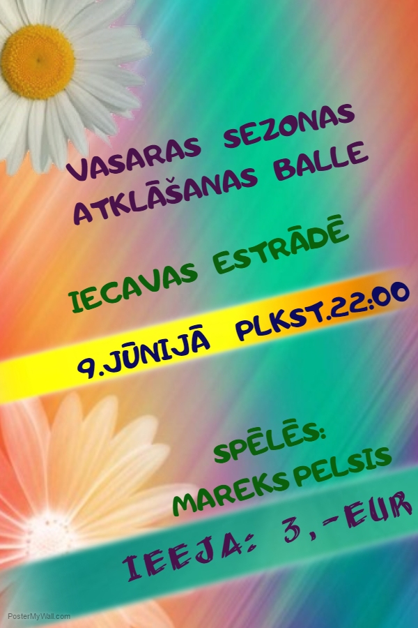 Vasaras sezonas atklāšanas balle Iecavā