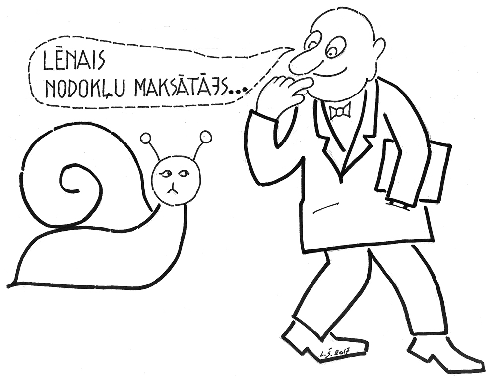 Karikatūra: LIKUMS, KURU NEGAIDA