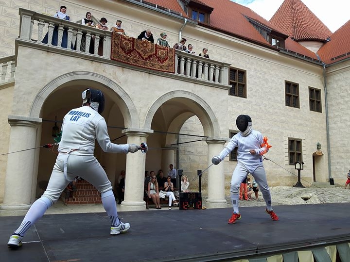 Pēc nedēļas notiks Bauskas pils paukošanas turnīrs