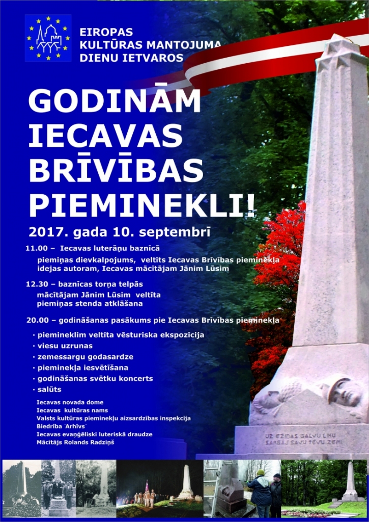 Eiropas kultūras mantojuma diena Iecavā