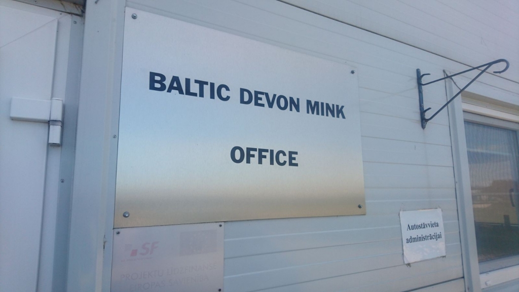 Samazinās ūdeļu audzētavas «Baltic Devon Mink» apgrozījums