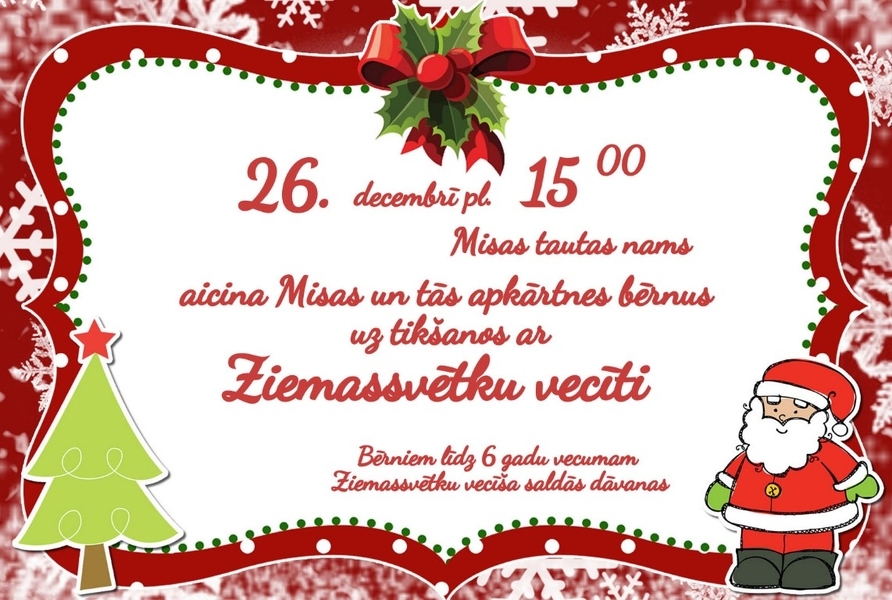 Ziemassvētku pasākums bērniem Misā