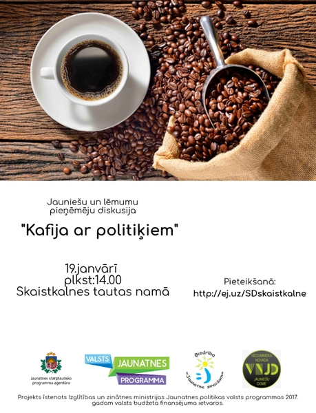 «Kafija ar politiķiem» Skaistkalnē