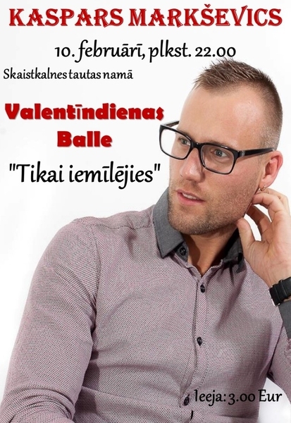 Valentīndienas balle Skaistkalnē