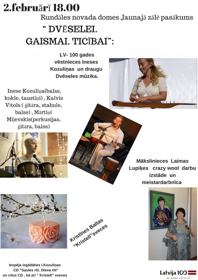 Pasākums «Dvēselei. Gaismai. Ticībai» Pilsrundālē