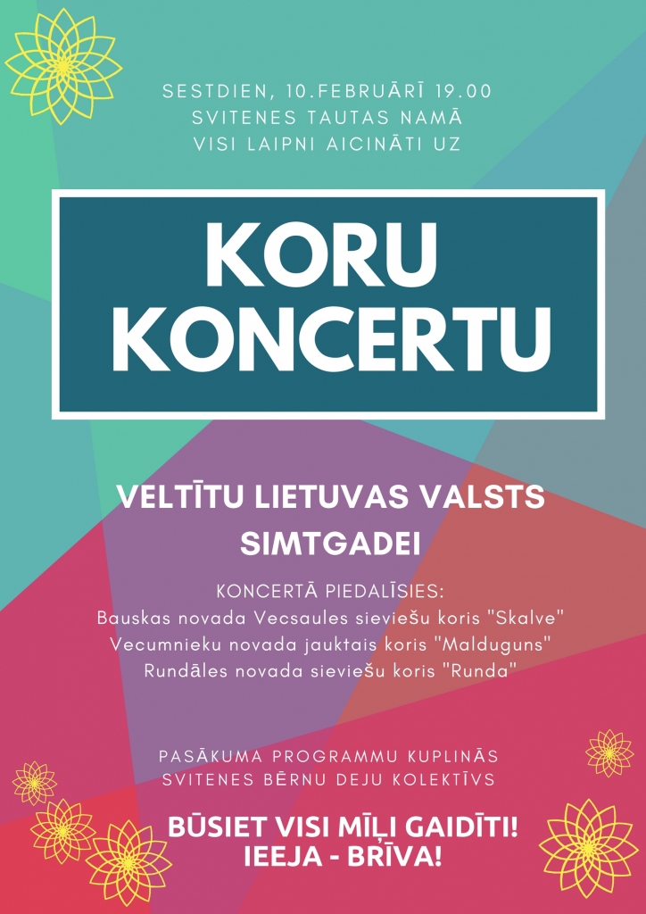 Koru koncerts Svitenē