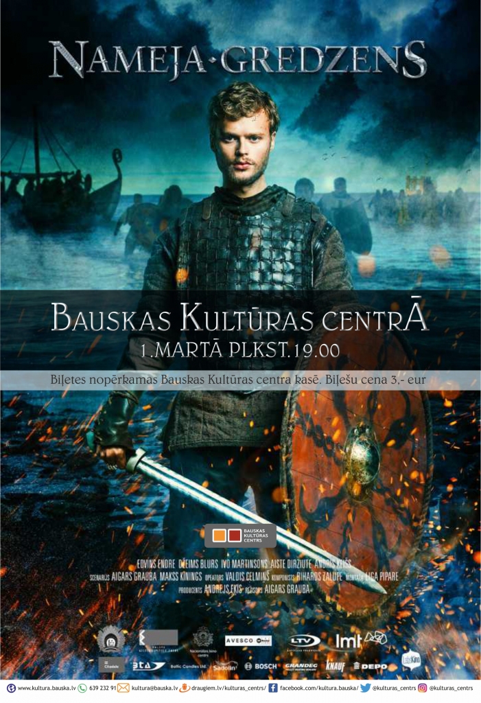 Filma «Nameja gredzens» Bauskā