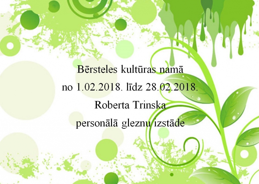 Gleznu izstāde Bērstelē
