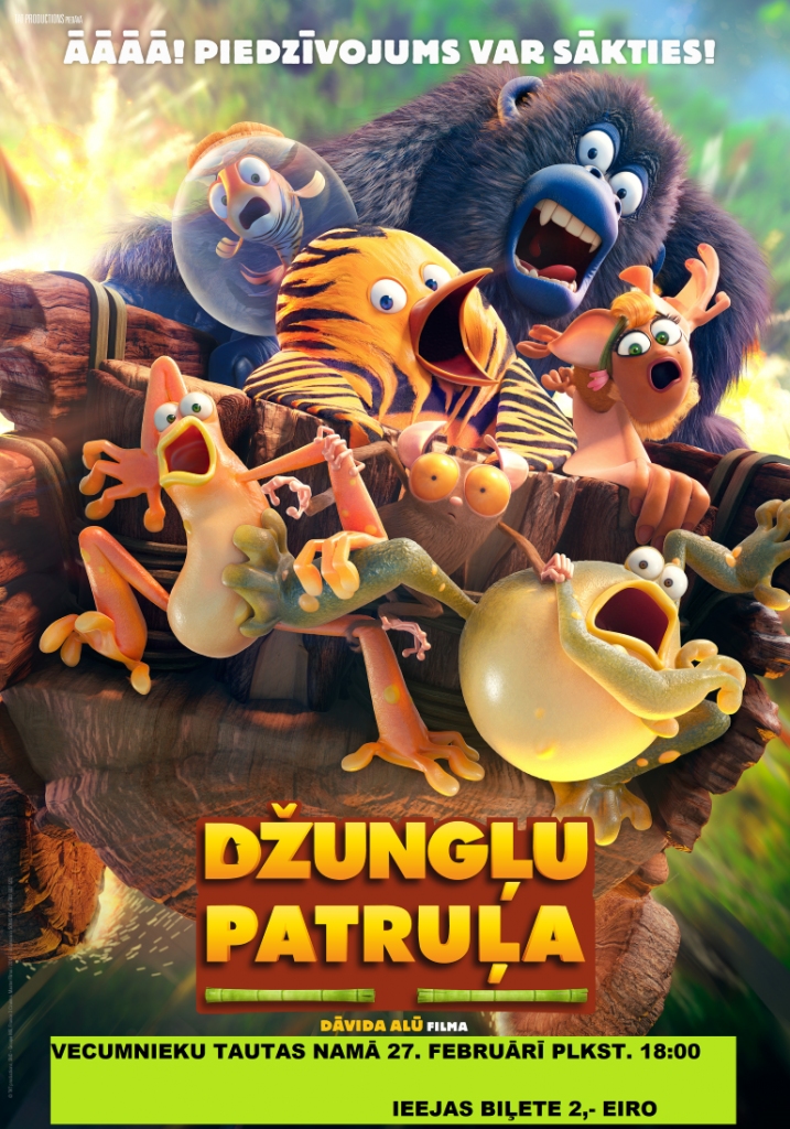 Multfilma «Džungļu patruļa» Vecumniekos
