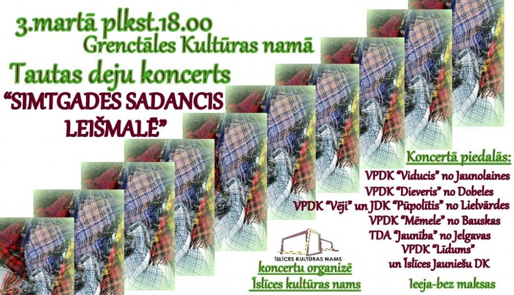 Tautas deju koncerts Grenctālē
