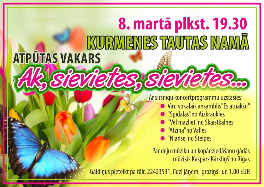 Atpūtas vakars Kurmenē