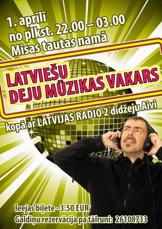 Latviešu deju mūzikas vakars Misā