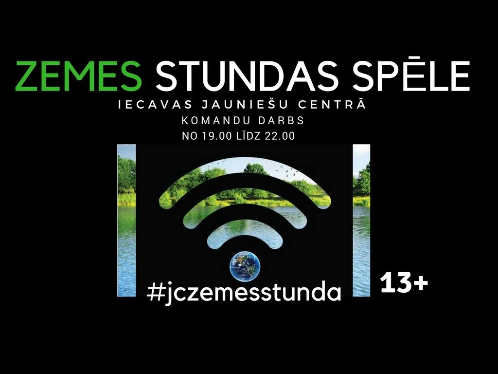 Zemes stundas spēle Iecavā