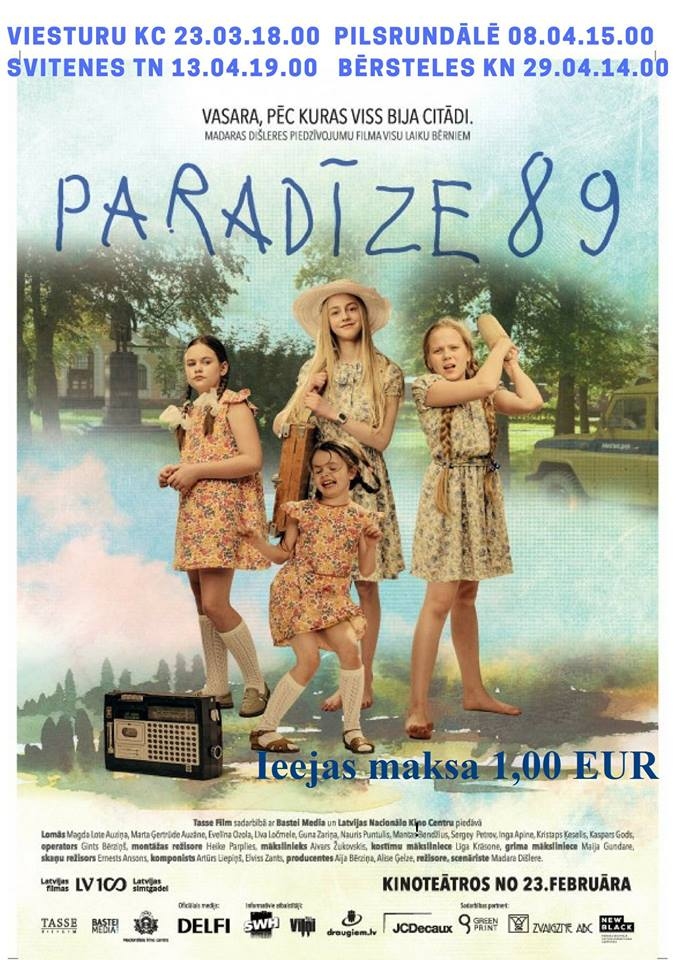 Filma «Paradīze 89» Bērstelē