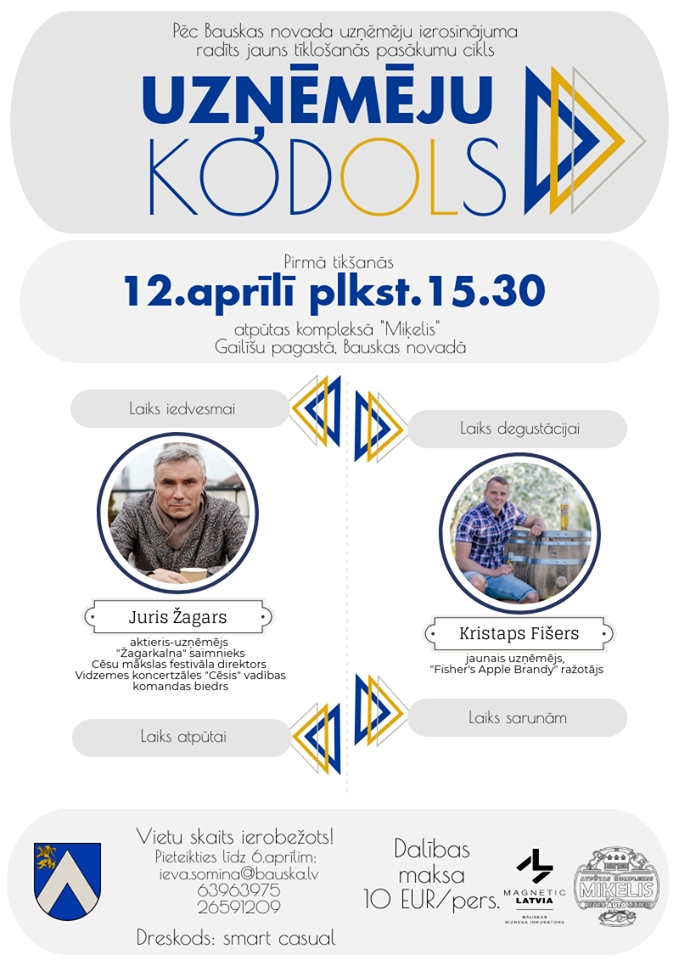 «Miķelī» – pasākums «Uzņēmēju kodols»
