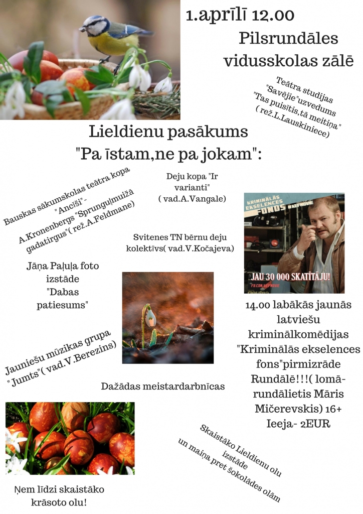 Lieldienas Pilsrundālē