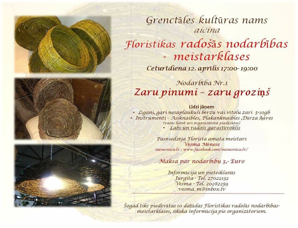 Radošā nodarbība Grenctālē