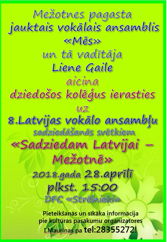 Ansambļu sadziedāšanās svētki «Strēlniekos»