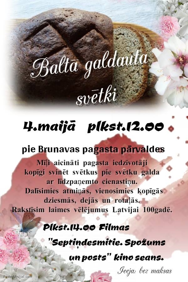 Baltā galdauta svētki Brunavā