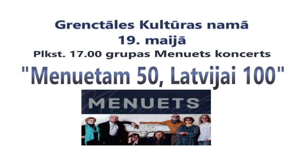 Muzeju nakts pasākums un «Menueta» koncerts Grenctālē