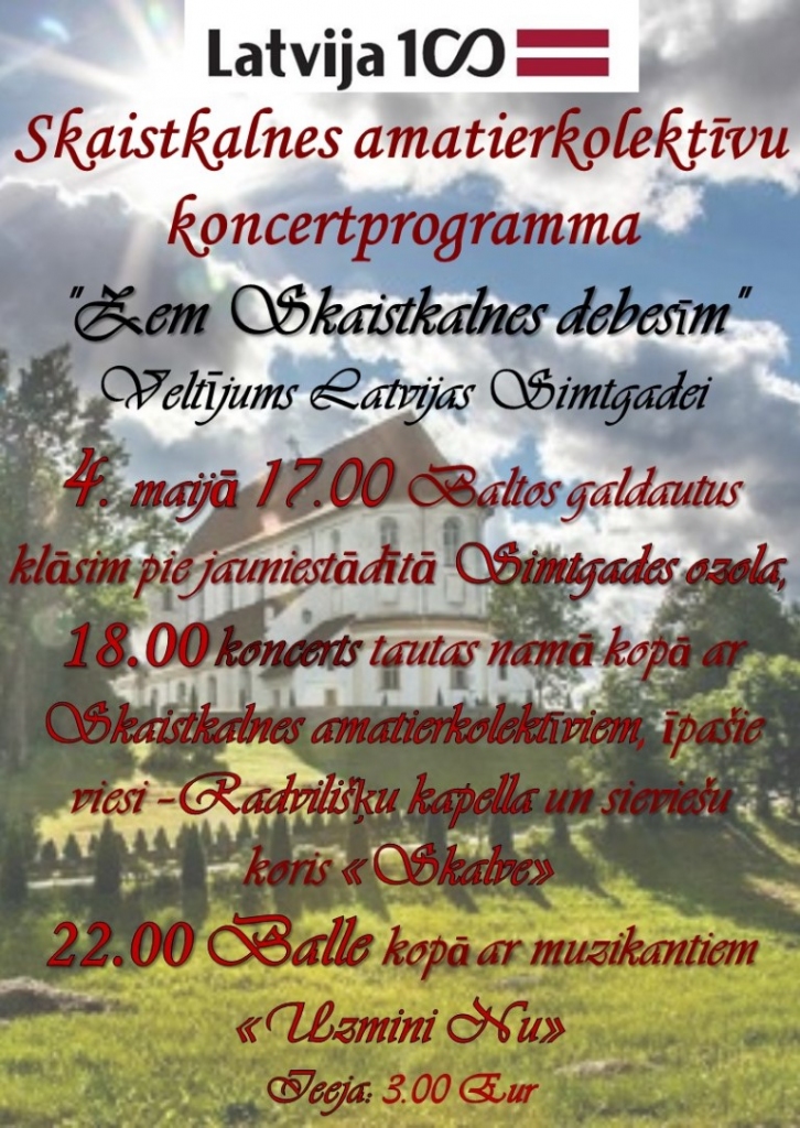 Baltā galdauta svētki Skaistkalnē