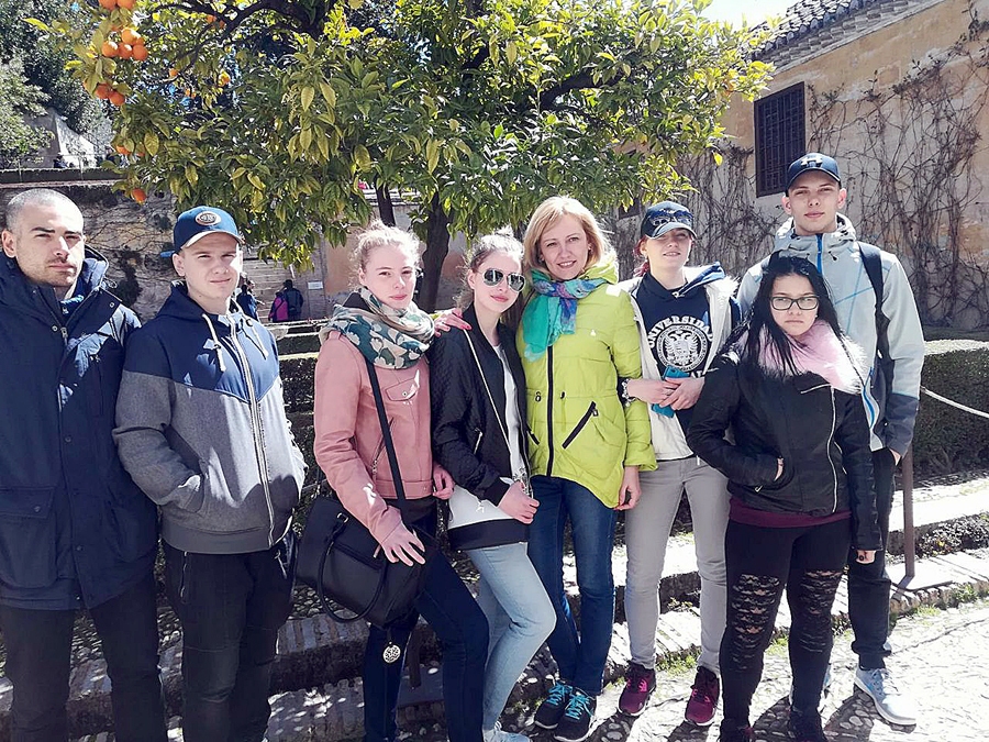 Saulaines tehnikuma jaunieši praksē Spānijā