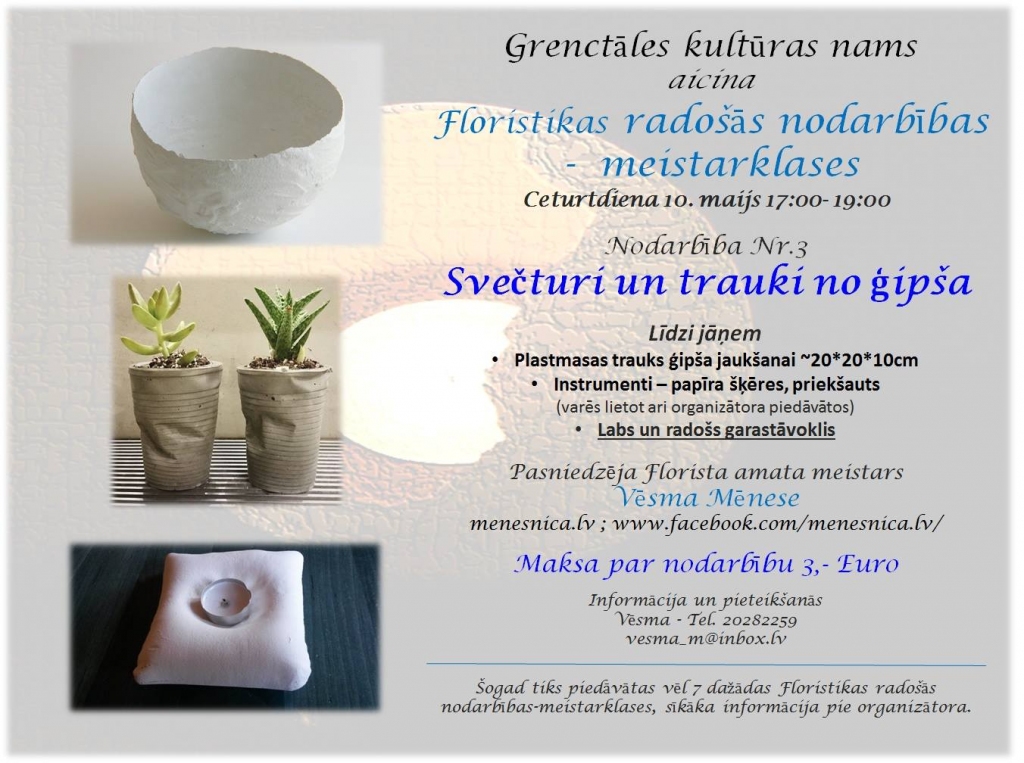 Radošā darbnīca Grenctālē
