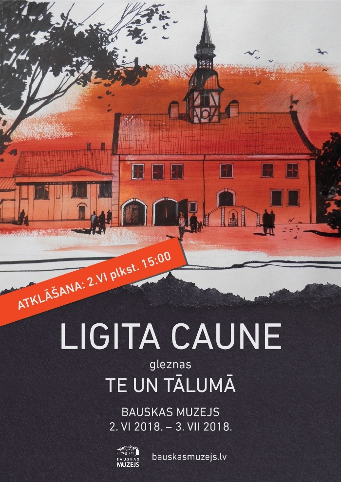 Ligitas Caunes gleznu izstāde Bauskā