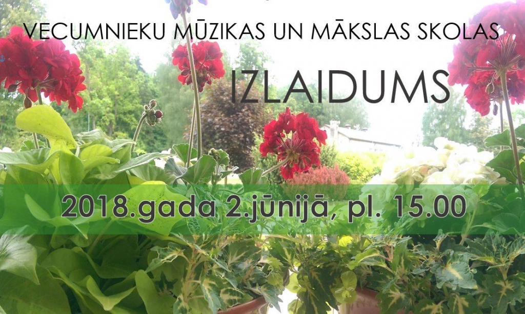 Izlaidums Vecumnieku Mūzikas un mākslas skolā