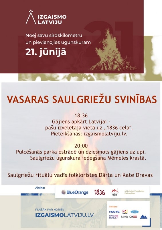 Saulgriežu pasākums Kurmenē