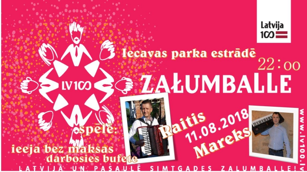 Simtgades zaļumballe Iecavā