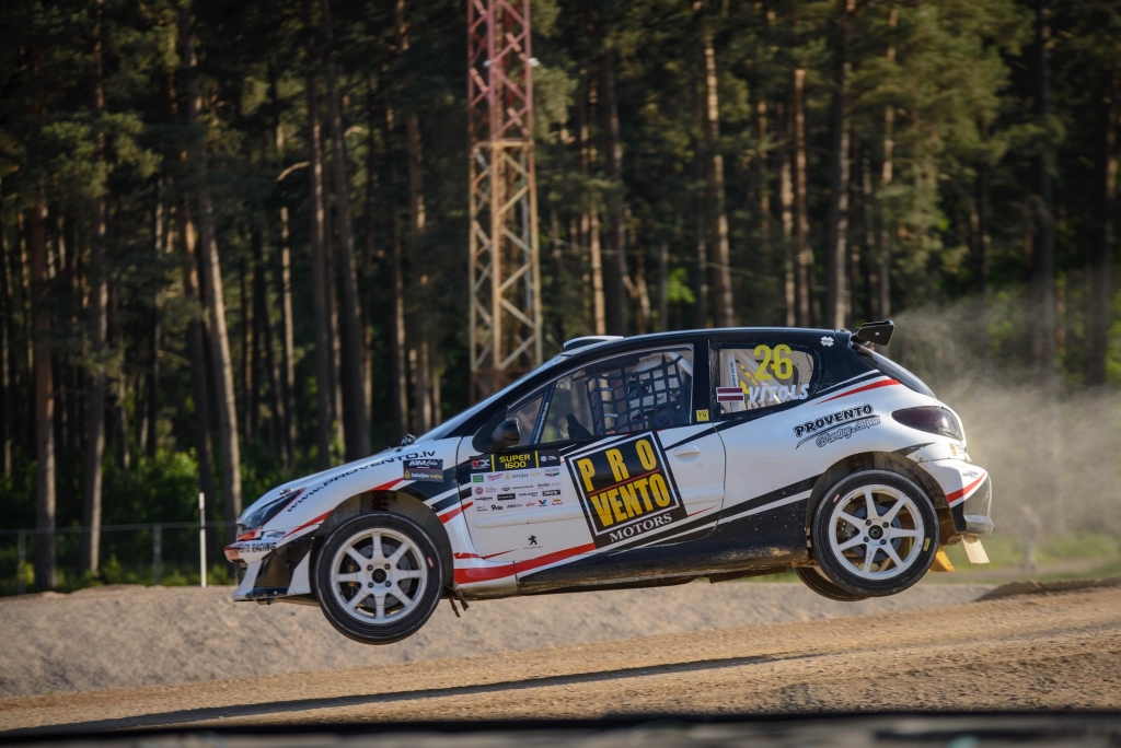 Latvijas rallijkrosa čempionāta cīņas šonedēļ turpināsies Mūsas trasē