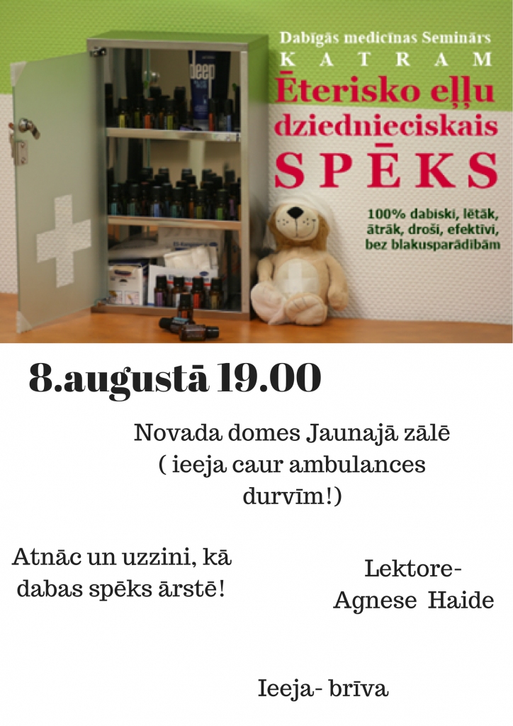 Dabīgās medicīnas seminārs Pilsrundālē