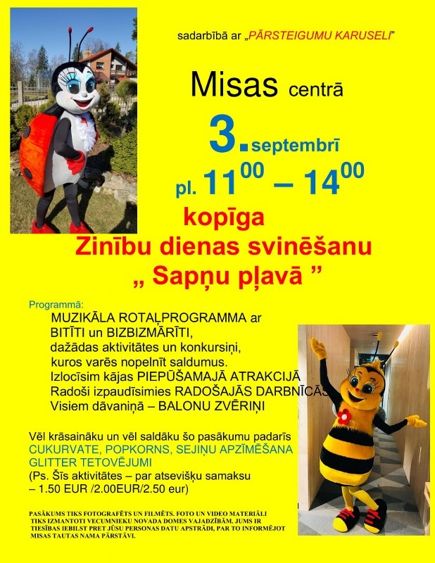 Zinību dienas svinības Misā