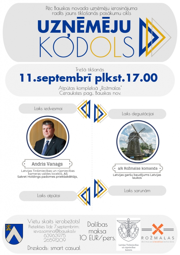 «Uzņēmēju kodols» «Rožmalās»