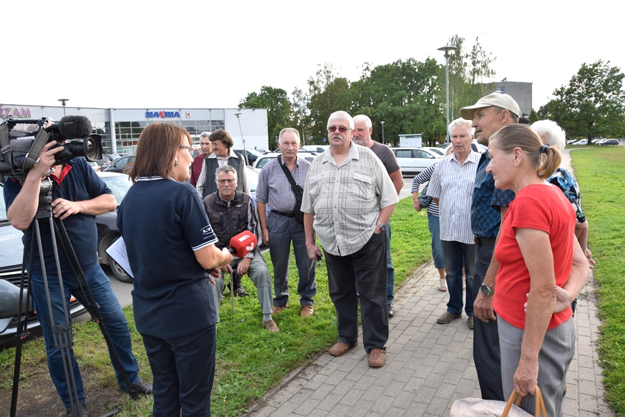 Bauskā iedzīvotāji tiekas ar «Tautas Panorāmu»