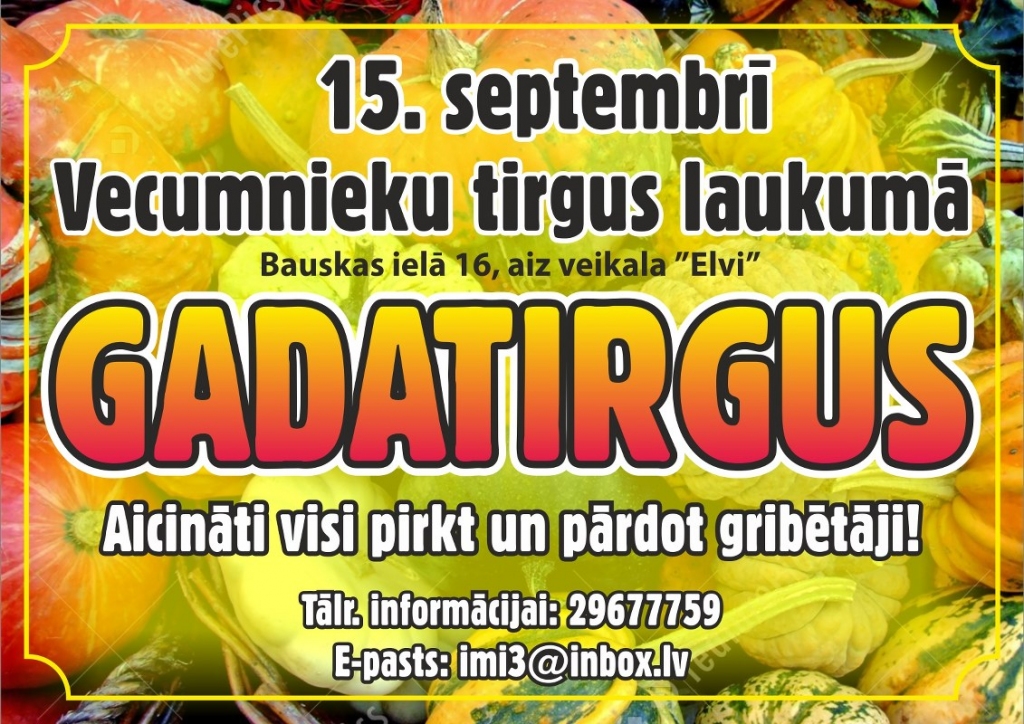 Rudens gadatirgus Vecumniekos