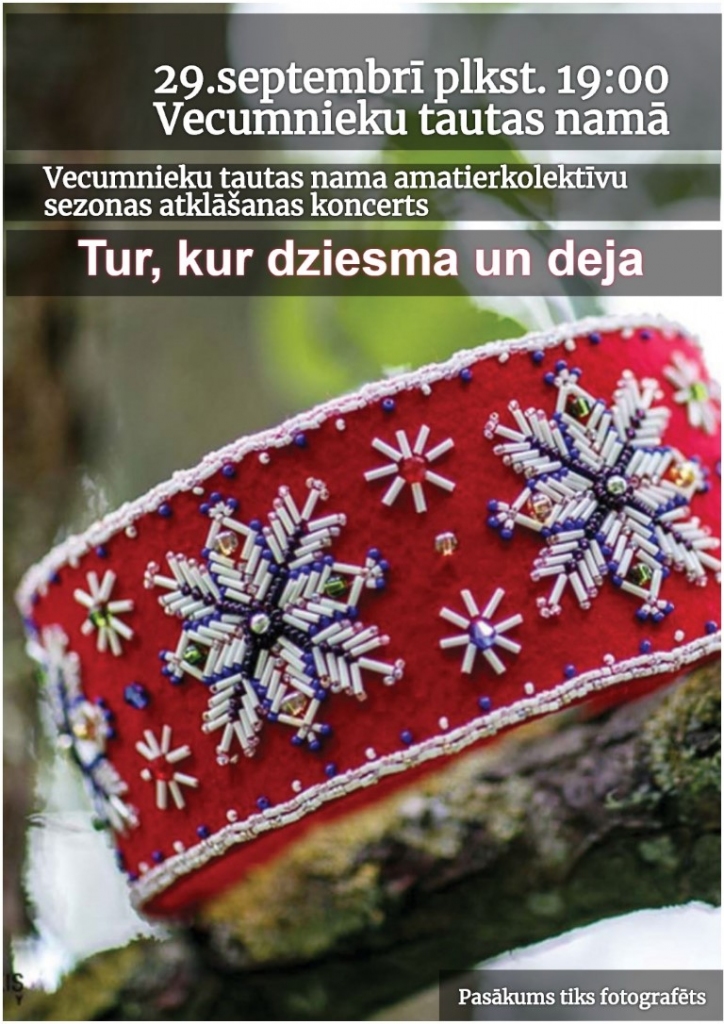 Sezonas atklāšanas koncerts Vecumniekos