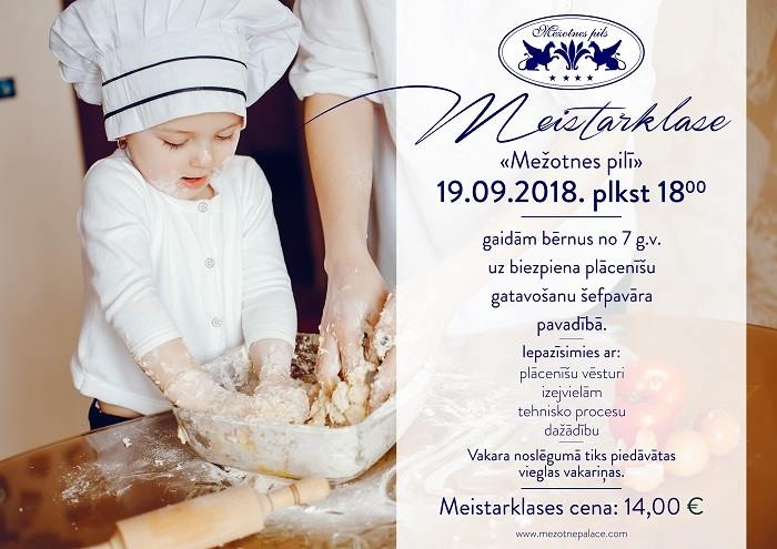 Mežotnes pilī – meistarklase bērniem