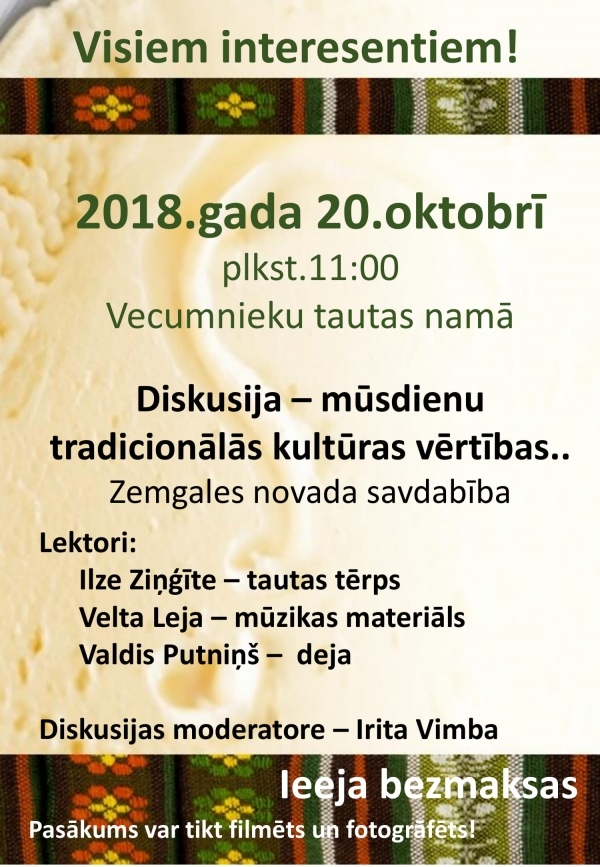 Vecumniekos – diskusija par Zemgales unikalitāti