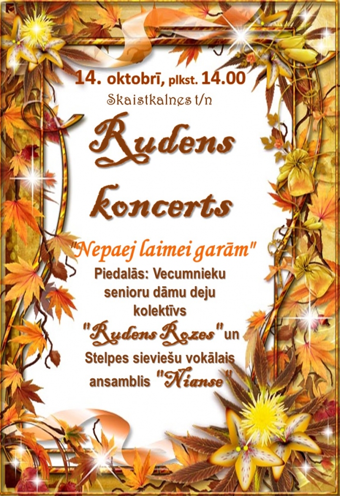 Rudens koncerts Skaistkalnē