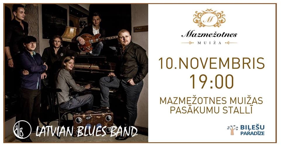 «Latvian Blues Band» Mazmežotnes muižā