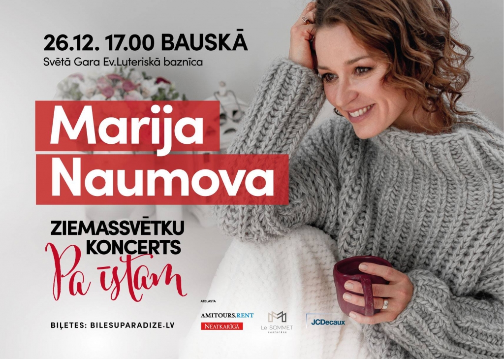 Marijas Naumovas koncerts Bauskā