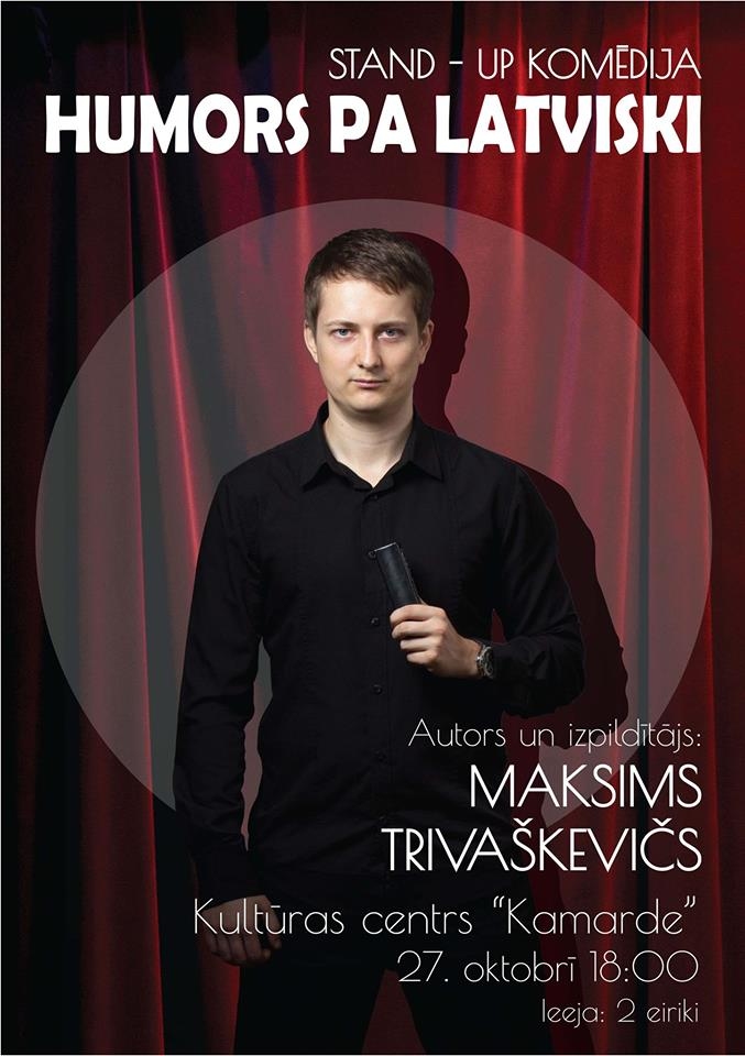Stand-up komēdijas izrāde Uzvarā