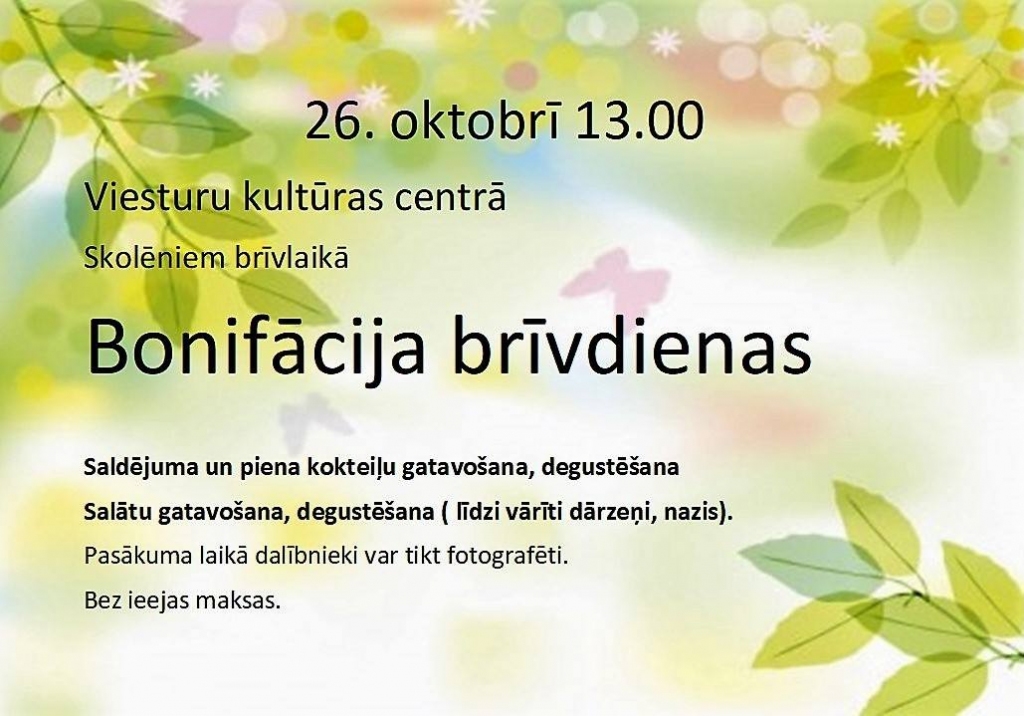 Viesturos – pasākums skolēniem